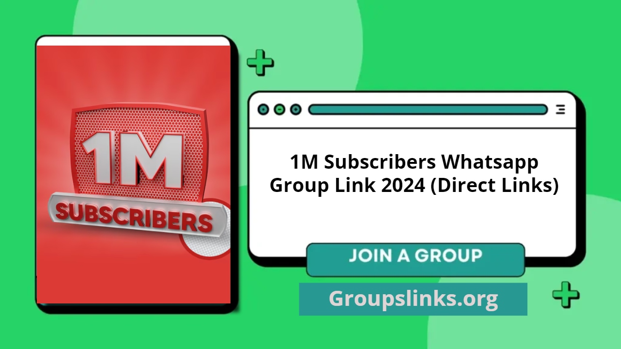 1M Subscribers Whatsapp Group Link 2024