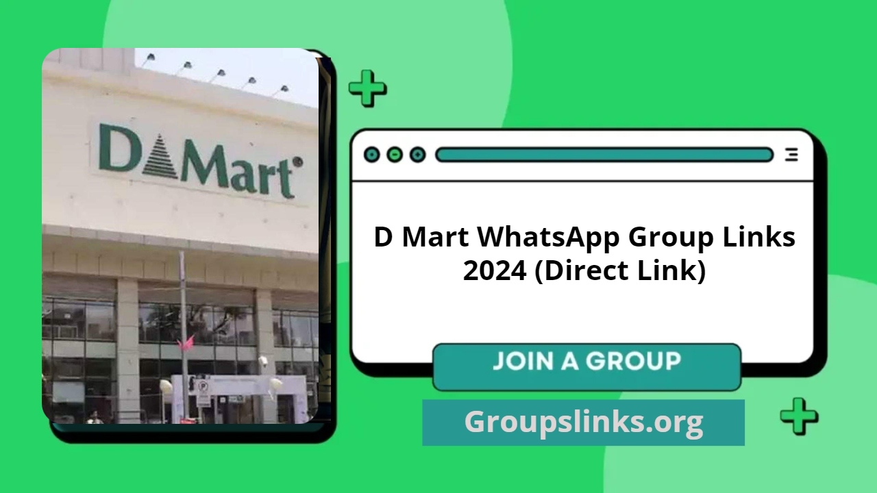 D Mart WhatsApp Group Links 2024