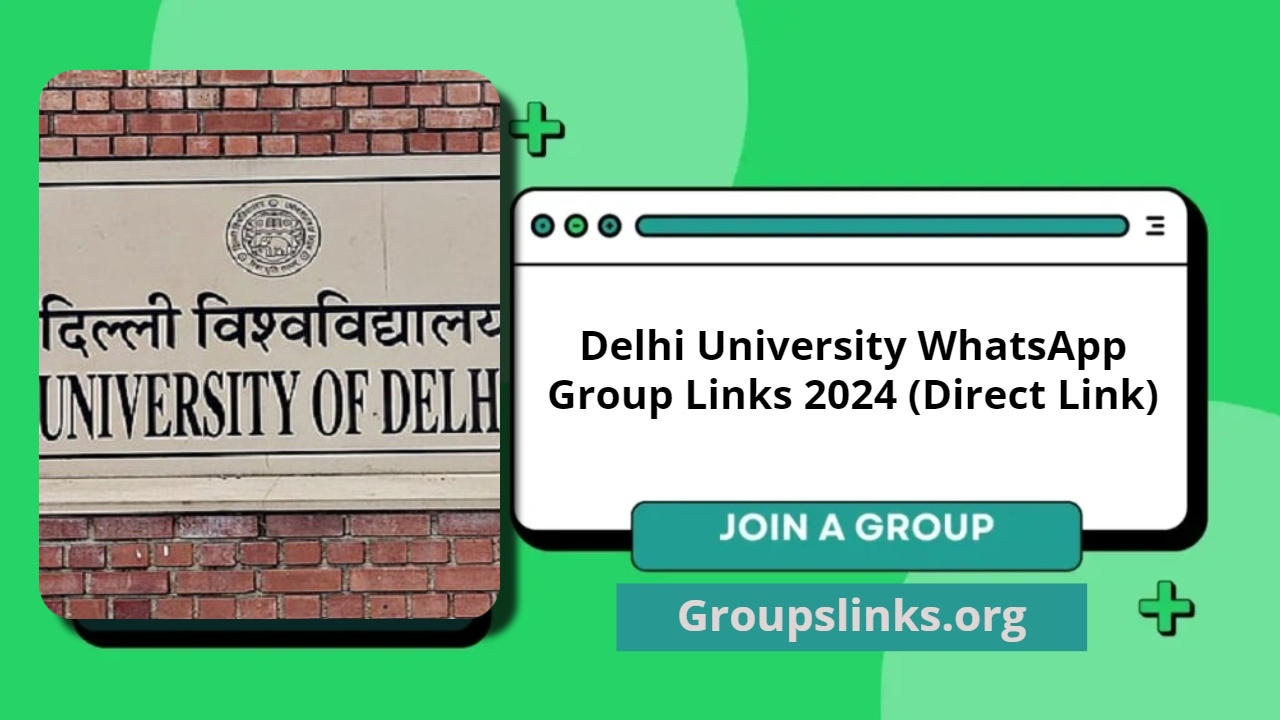 Delhi University WhatsApp Group Links 2024